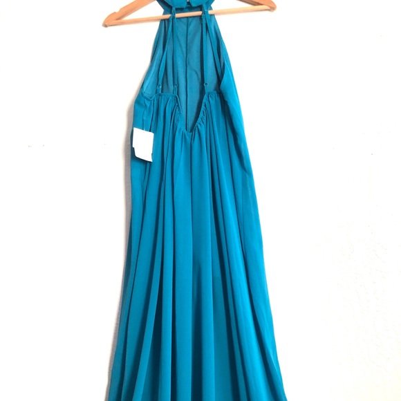 One One Six Halter Neck Palazzo Jumpsuit Teal - Picture 8 of 8